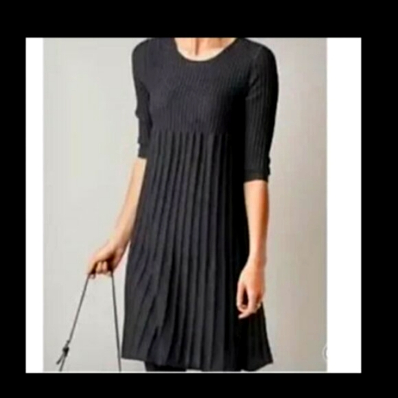 Eileen Fisher Dresses & Skirts - Just in! EILEEN FISHER 100% Wool Scoop Neck Dress Fine Merino Wool Sweater Dress